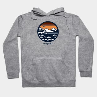 Surfer in the waves Hoodie